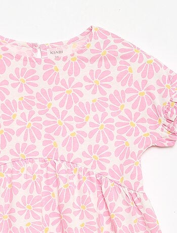 Abito t-shirt leopardato