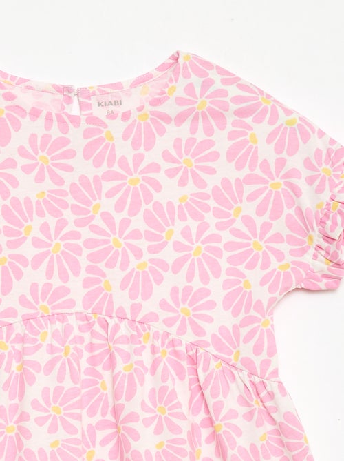 Abito t-shirt leopardato - Kiabi