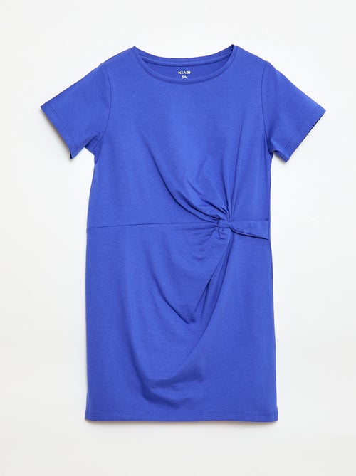 Abito t-shirt midi con fiocco decorativo sul davanti - Kiabi