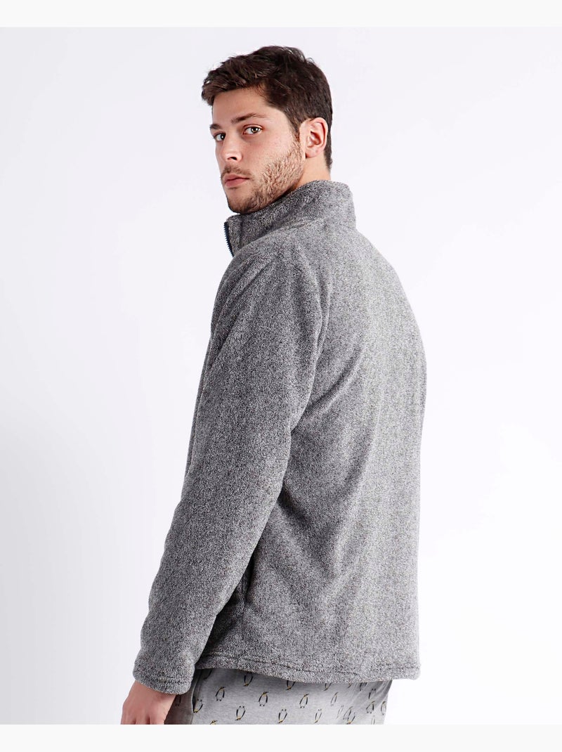 Accappatoio a maniche lunghe da uomo ADMAS Warm Explorer Grigio - Kiabi