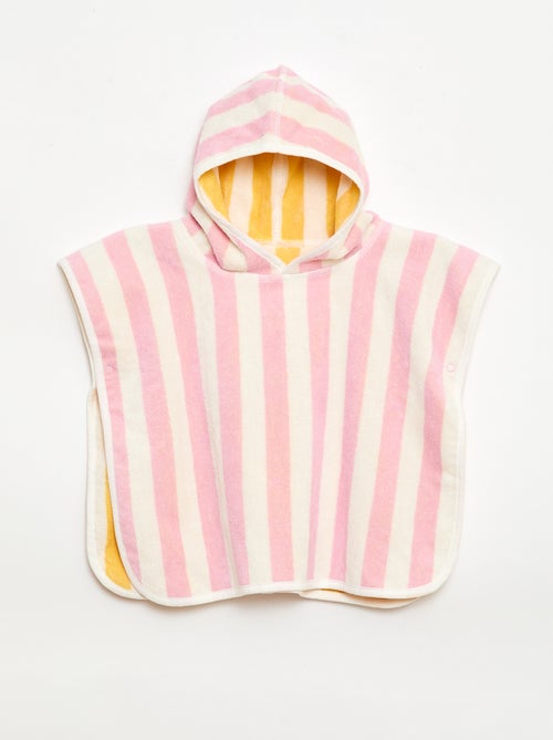 Accappatoio a poncho reversibile in spugna - Kiabi
