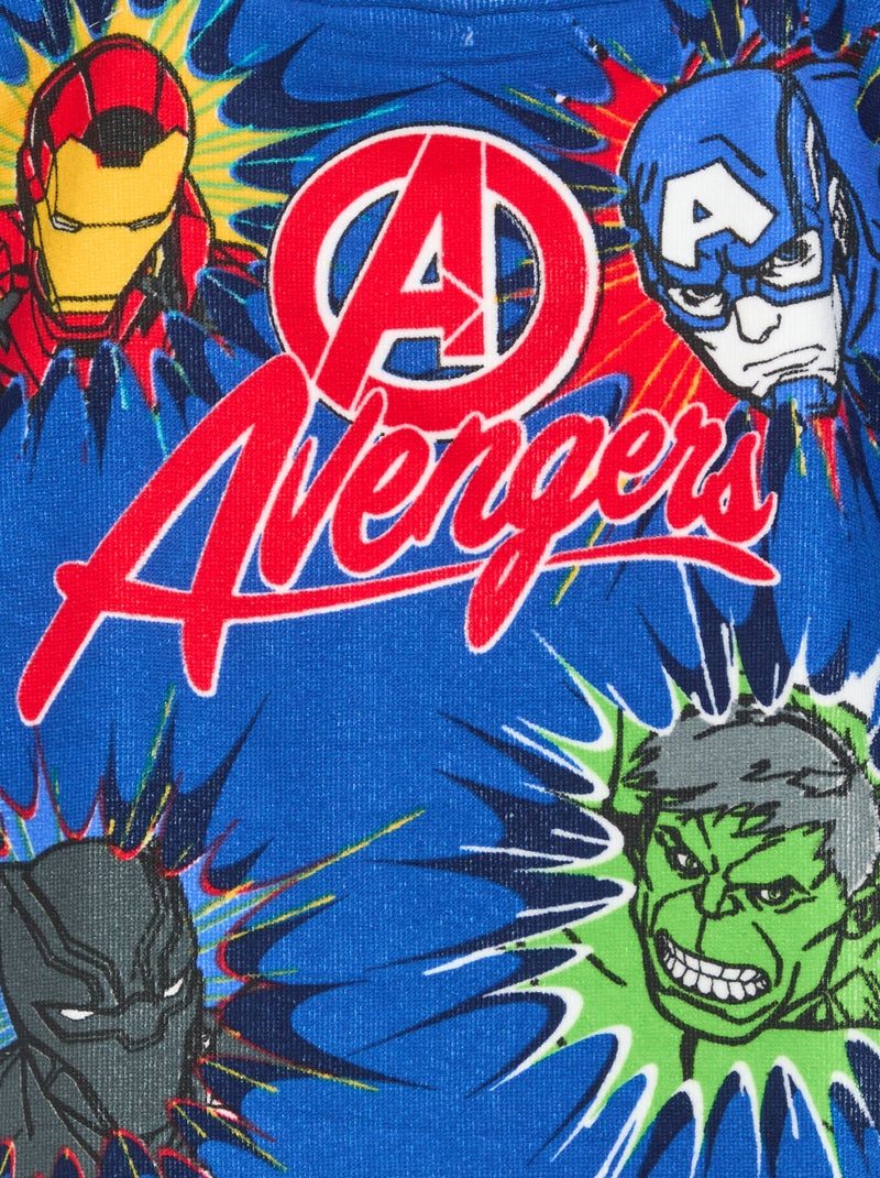 Accappatoio a poncho 'Sun city' 'Avengers' 'Marvel' BLU - Kiabi
