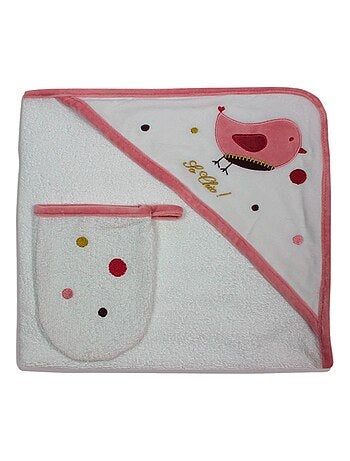 Accappatoio + asciugamano "BIRD" Les Chatounets