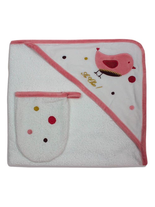 Accappatoio + asciugamano "BIRD" Les Chatounets - Kiabi