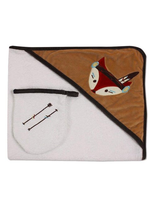 Accappatoio + asciugamano "INDIANO" Les Chatounets - Kiabi