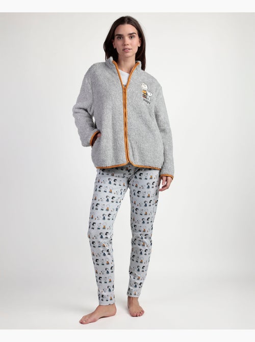 Accappatoio caldo a maniche lunghe da donna PEANUTS Snoopy & Friends - Kiabi Accappatoio caldo a maniche lunghe da donna PEANUTS Snoopy & Friends - Kiabi