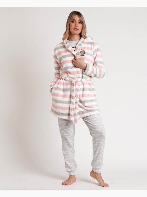 Accappatoio caldo a maniche lunghe da donna PEANUTS Snoopy & Friends - Kiabi Accappatoio caldo a maniche lunghe da donna PEANUTS Snoopy & Friends - Kiabi