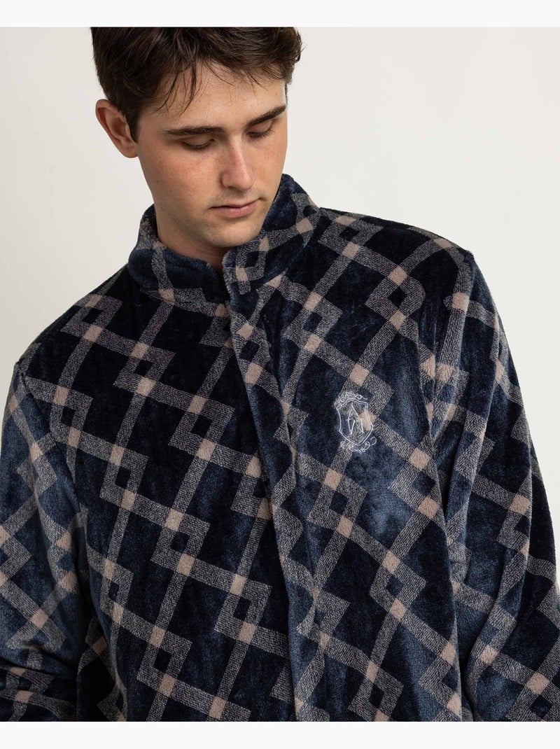 Accappatoio caldo a maniche lunghe Frostline da uomo ADMAS CLASSIC Blu marino - Kiabi