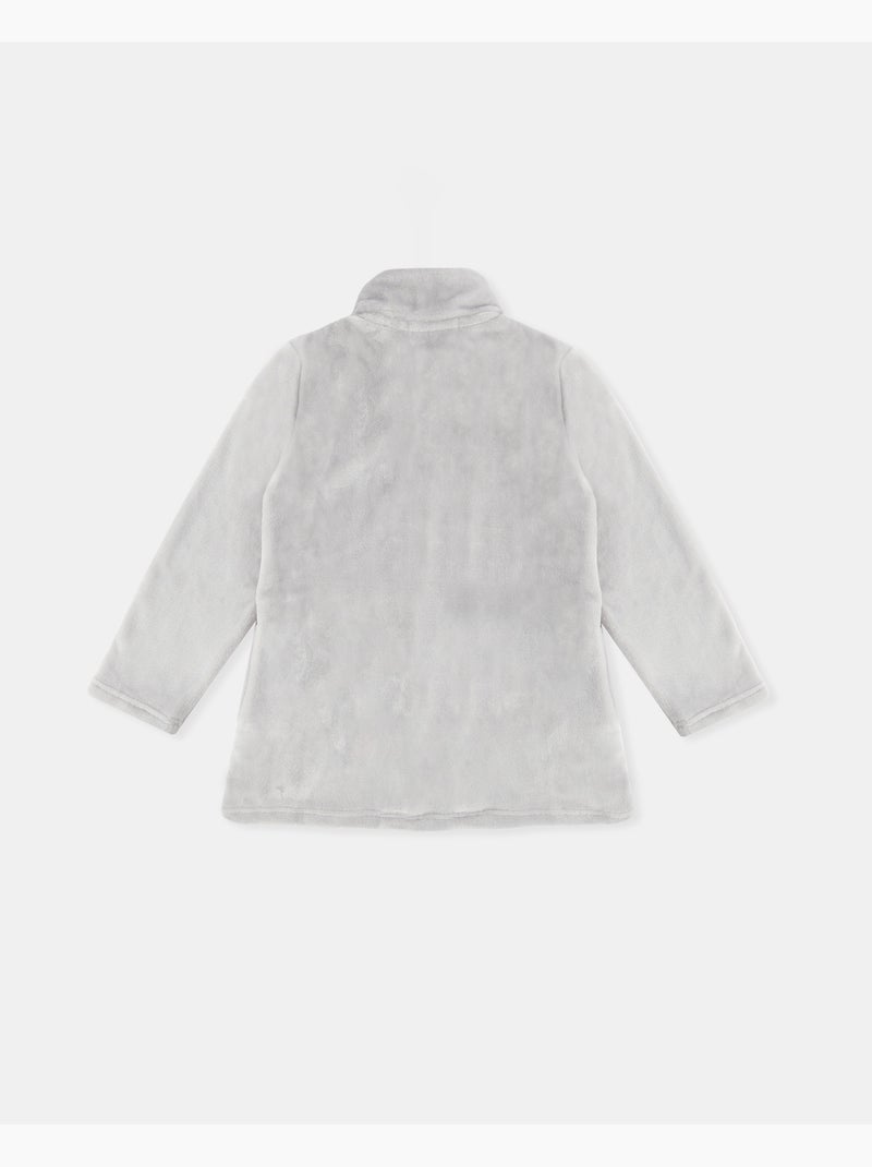 Accappatoio caldo a maniche lunghe Morning Mouse di ADMAS per ragazze Grigio - Kiabi