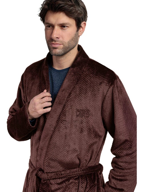 Accappatoio caldo a maniche lunghe Spiga da uomo ANTONIO MIRO - Kiabi Accappatoio caldo a maniche lunghe Spiga da uomo ANTONIO MIRO - Kiabi
