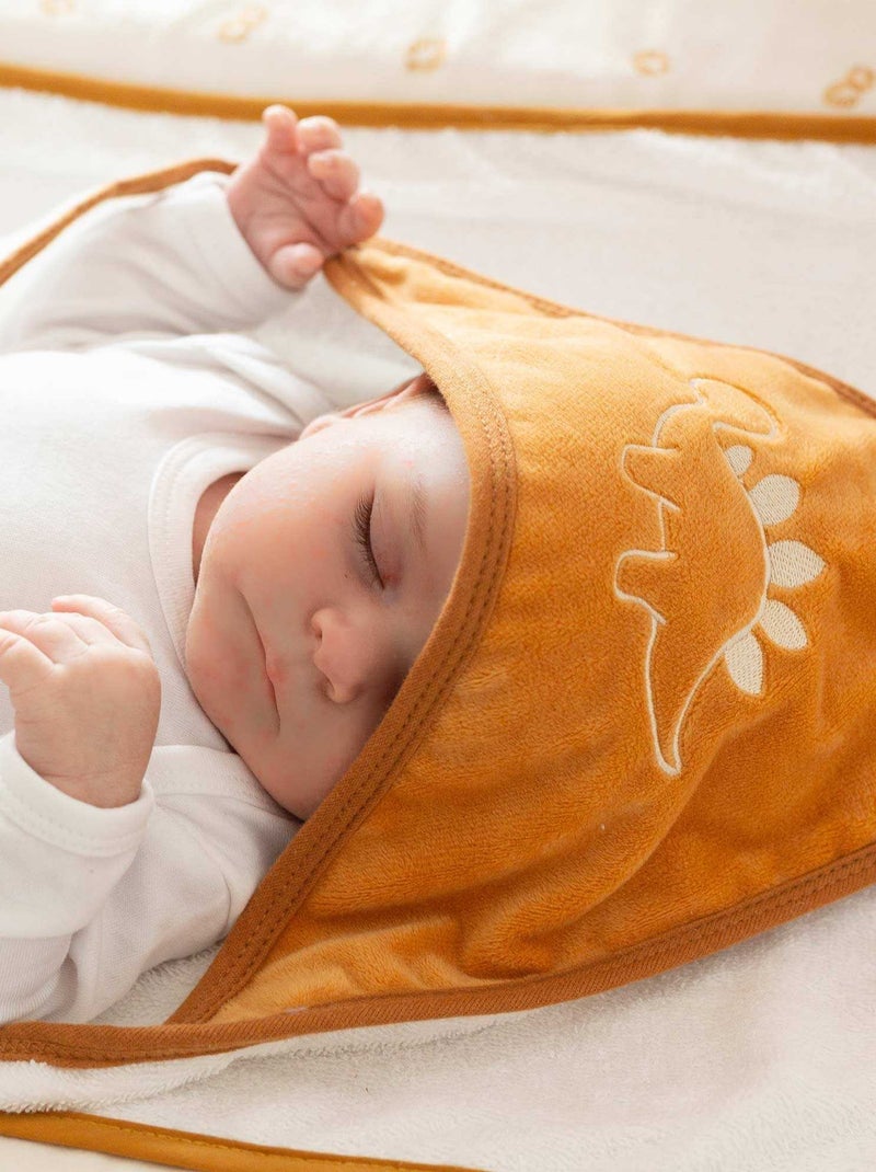 Accappatoio con cappuccio Beige - Kiabi