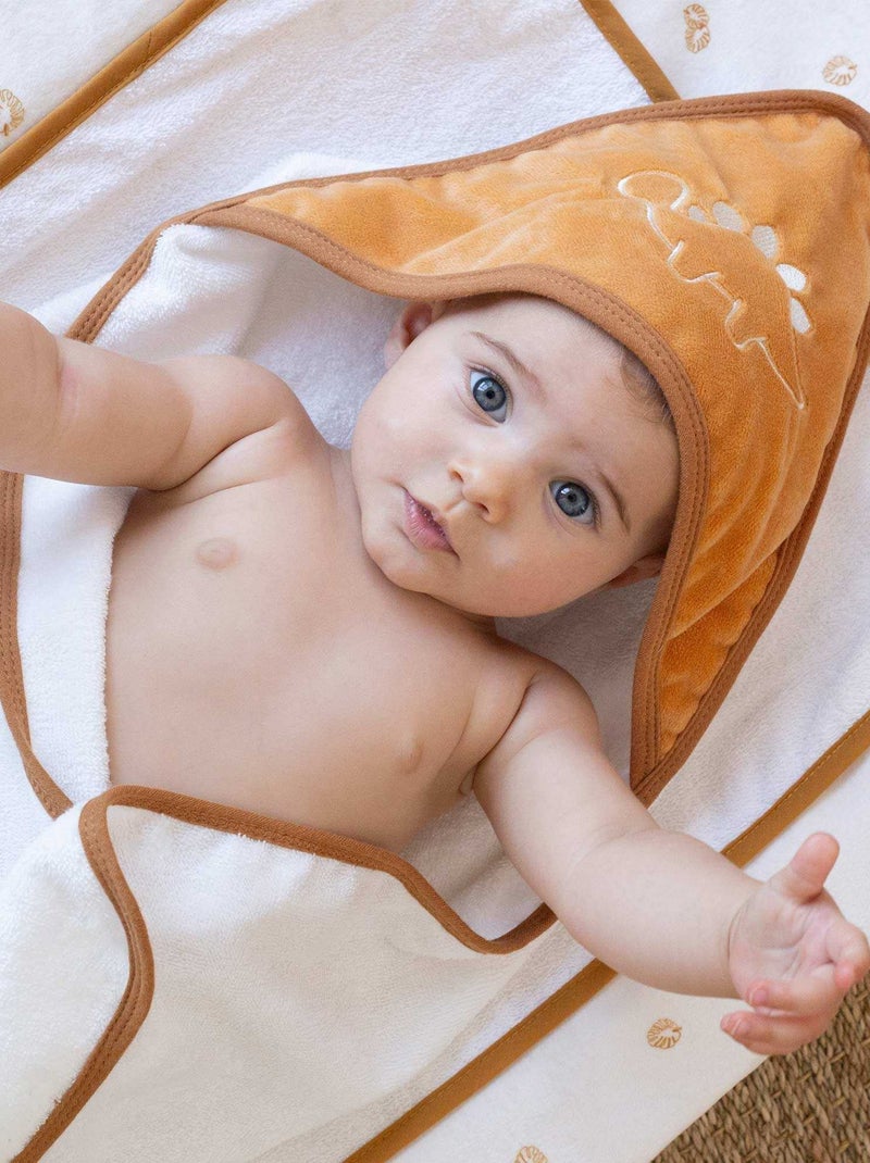 Accappatoio con cappuccio Beige - Kiabi