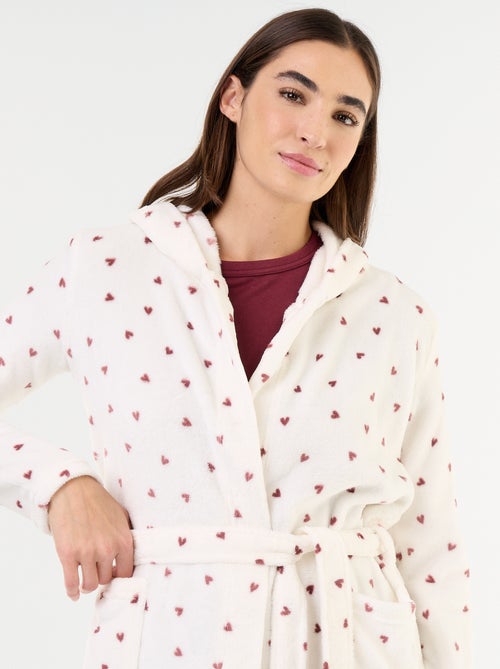 Accappatoio con cappuccio e tasche - Kiabi Accappatoio con cappuccio e tasche - Kiabi