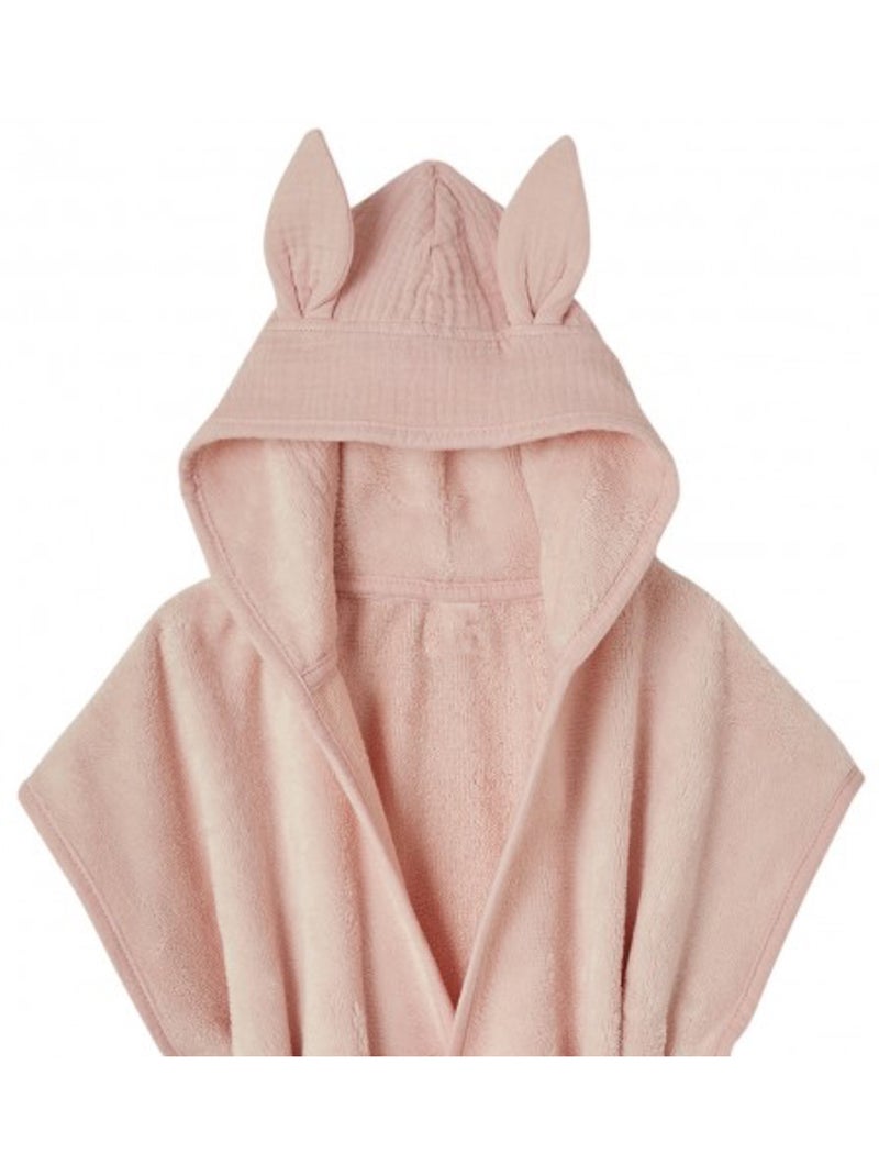 Accappatoio con cappuccio in bambù per bambino | BB&CO Rosa chiaro - Kiabi