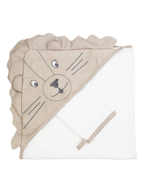 Accappatoio con cappuccio per neonato - Kiabi