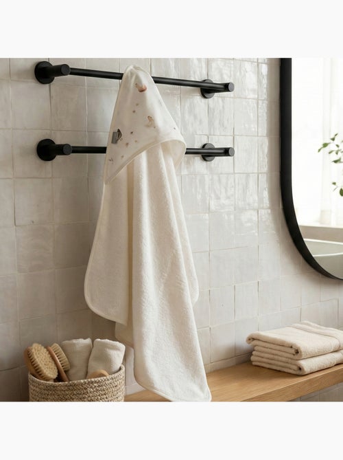 Accappatoio con cappuccio per neonato in cotone e bambù | SEVIRA KIDS - Kiabi