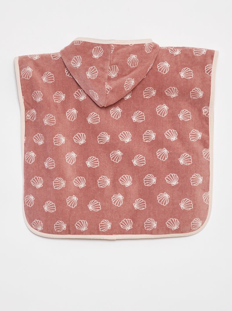 Accappatoio con cappuccio ROSA - Kiabi