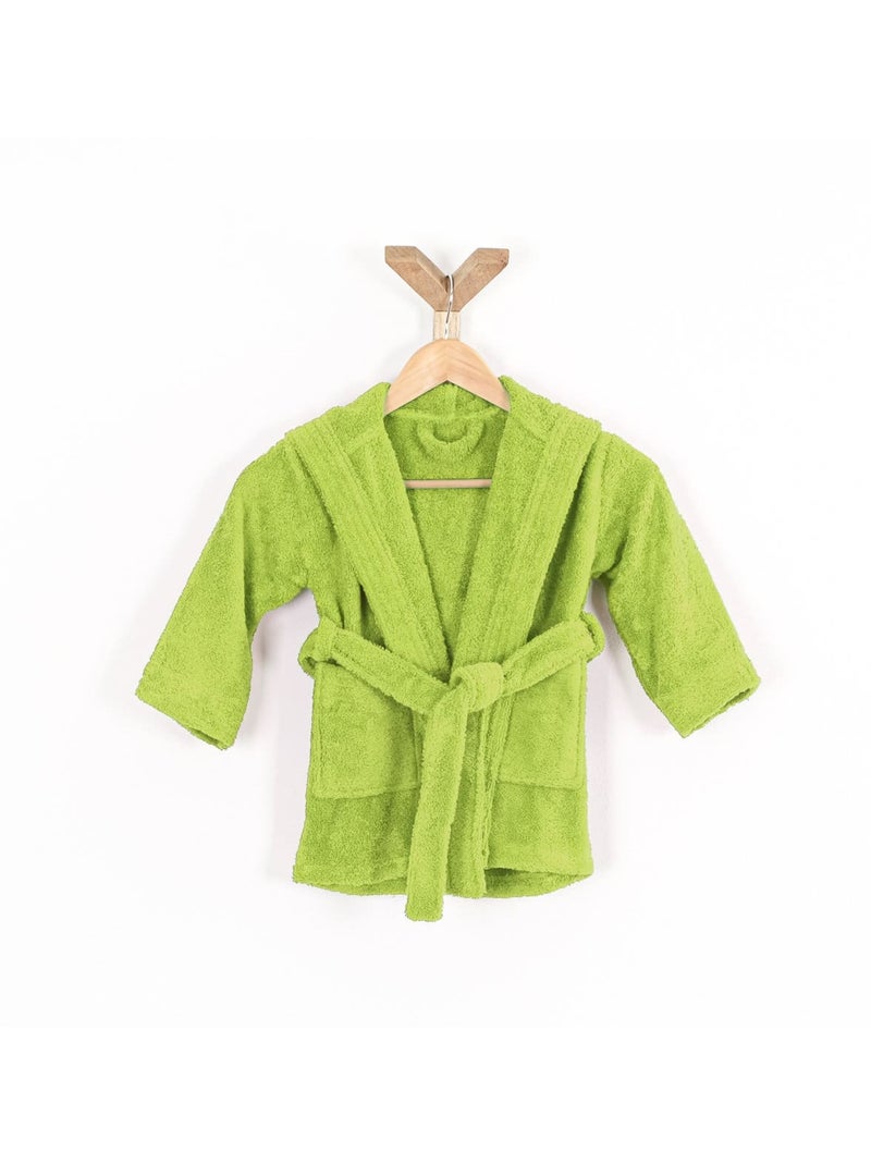 Accappatoio da bambino con cappuccio in spugna di cotone boucl? COCOON Grigio - Kiabi