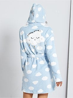 Accappatoio da casa in maglia di peluche - Kiabi