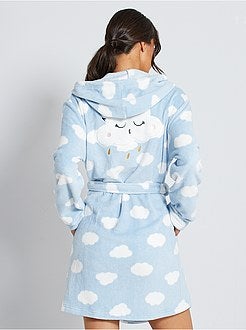 Accappatoio da casa in maglia di peluche - Kiabi