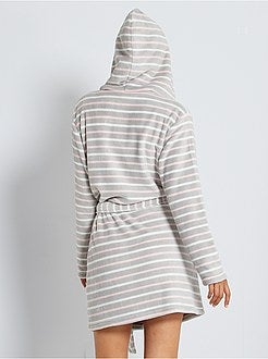 Accappatoio da casa in maglia di peluche - Kiabi