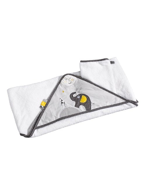 Accappatoio e guanto di cotone - SAUTHON - Kiabi