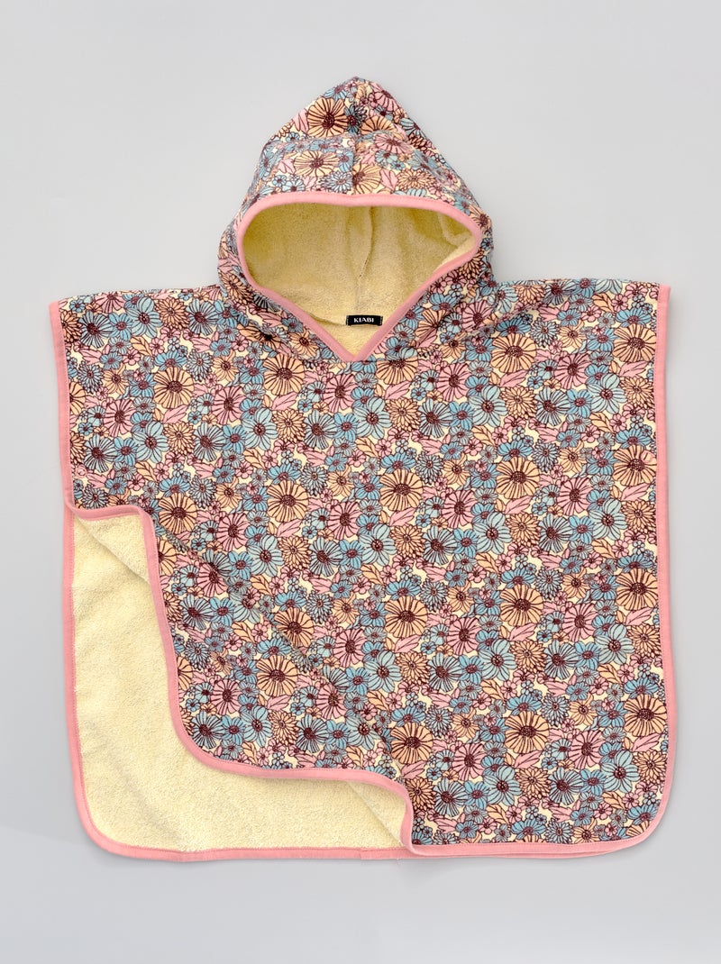 Accappatoio Donna COOVA In Flanella Floreale - Morbido Sherpa Serie 0110