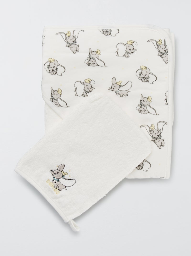Accappatoio + guanto da bagno 'Dumbo' dumbo - Kiabi