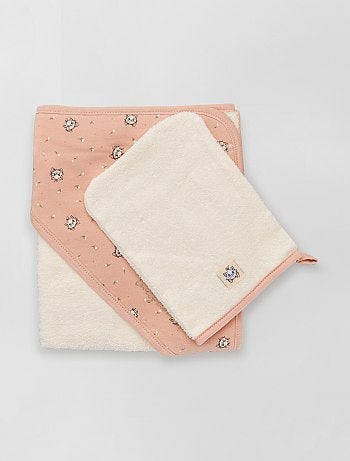 Accappatoio + guanto da bagno