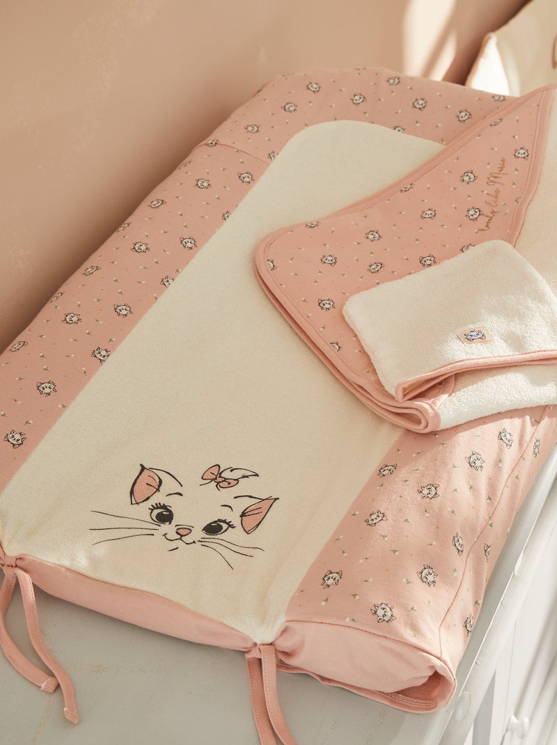 Accappatoio + guanto da bagno ROSA - Kiabi