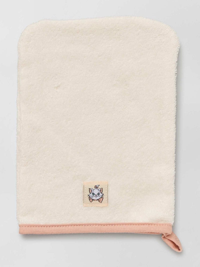 Accappatoio + guanto da bagno ROSA - Kiabi