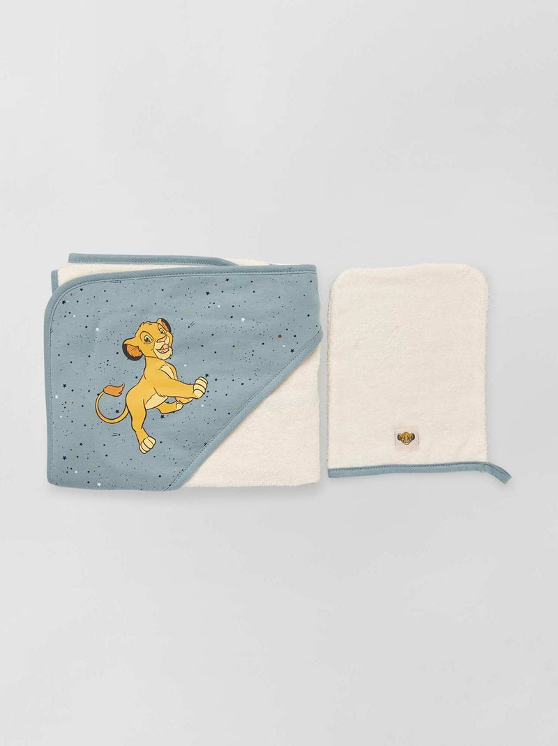 Accappatoio + guanto da bagno simba - Kiabi