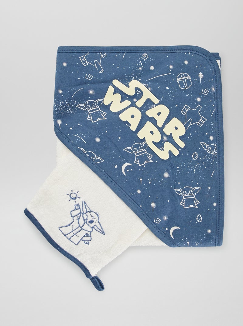 Accappatoio + guanto da bagno 'Star Wars' BLU - Kiabi