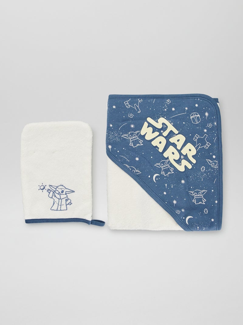 Accappatoio + guanto da bagno 'Star Wars' BLU - Kiabi