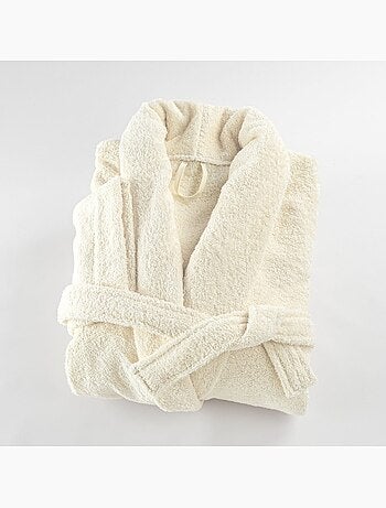 Accappatoio in cotone spugna con colletto a scialle spugna PREMIUM
