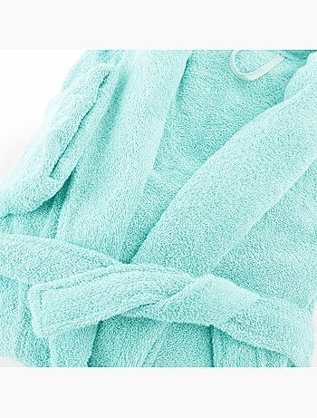 Accappatoio in cotone spugna con colletto a scialle spugna PREMIUM