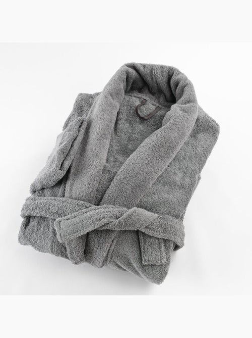 Accappatoio in cotone spugna con colletto a scialle spugna premium - Kiabi