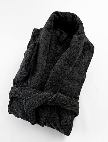 Accappatoio in cotone spugna con colletto a scialle spugna PREMIUM