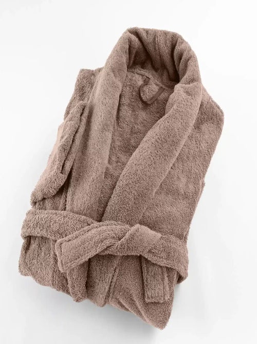 Accappatoio in cotone spugna con colletto a scialle spugna premium - Kiabi