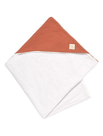 Accappatoio in doppia garza e spugna di - SAUTHON