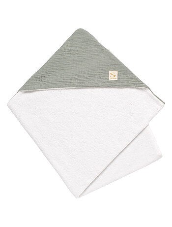 Accappatoio in doppia garza e spugna di - SAUTHON