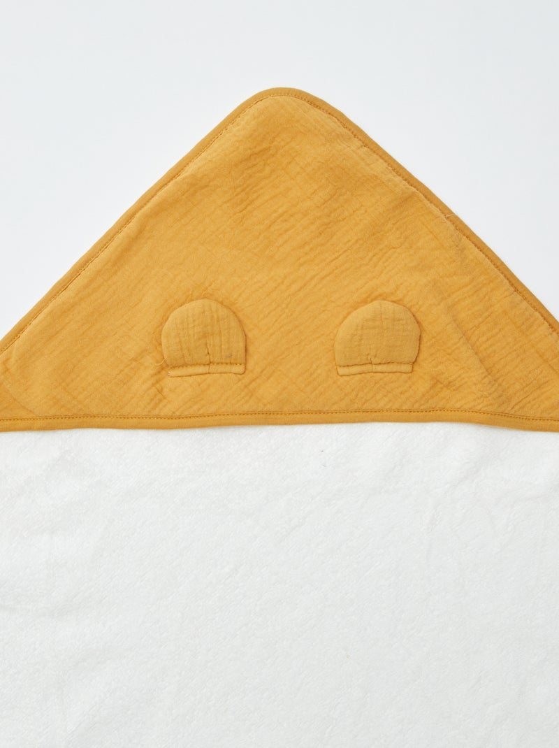 Accappatoio in garza di cotone BEIGE - Kiabi