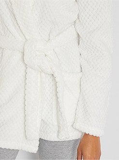 Accappatoio in maglia peluche - Kiabi