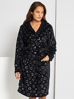 Accappatoio in maglia peluche - Kiabi