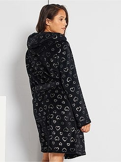 Accappatoio in maglia peluche - Kiabi