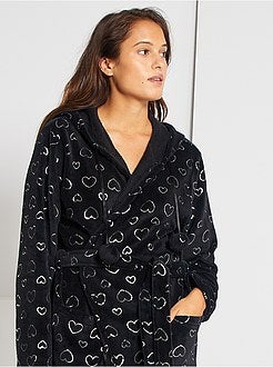 Accappatoio in maglia peluche - Kiabi
