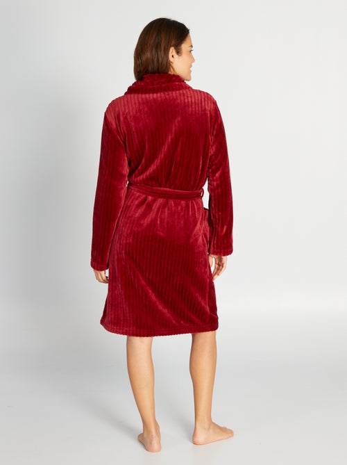 Vestaglia Donna Incrocio Coral Fleece Di Pile Il Granchio 26 - Foto 9