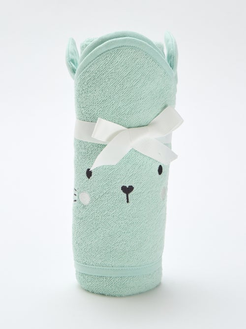 Accappatoio in spugna con orecchie di animali - Kiabi