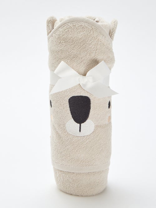 Accappatoio in spugna con orecchie di animali - Kiabi