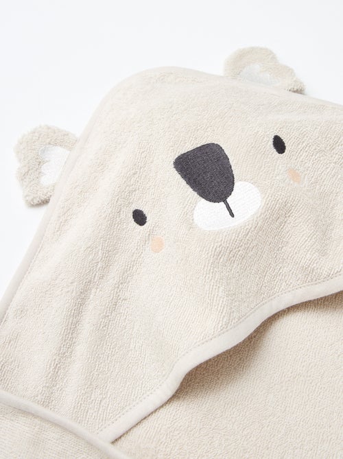 Accappatoio in spugna con orecchie di animali - Kiabi